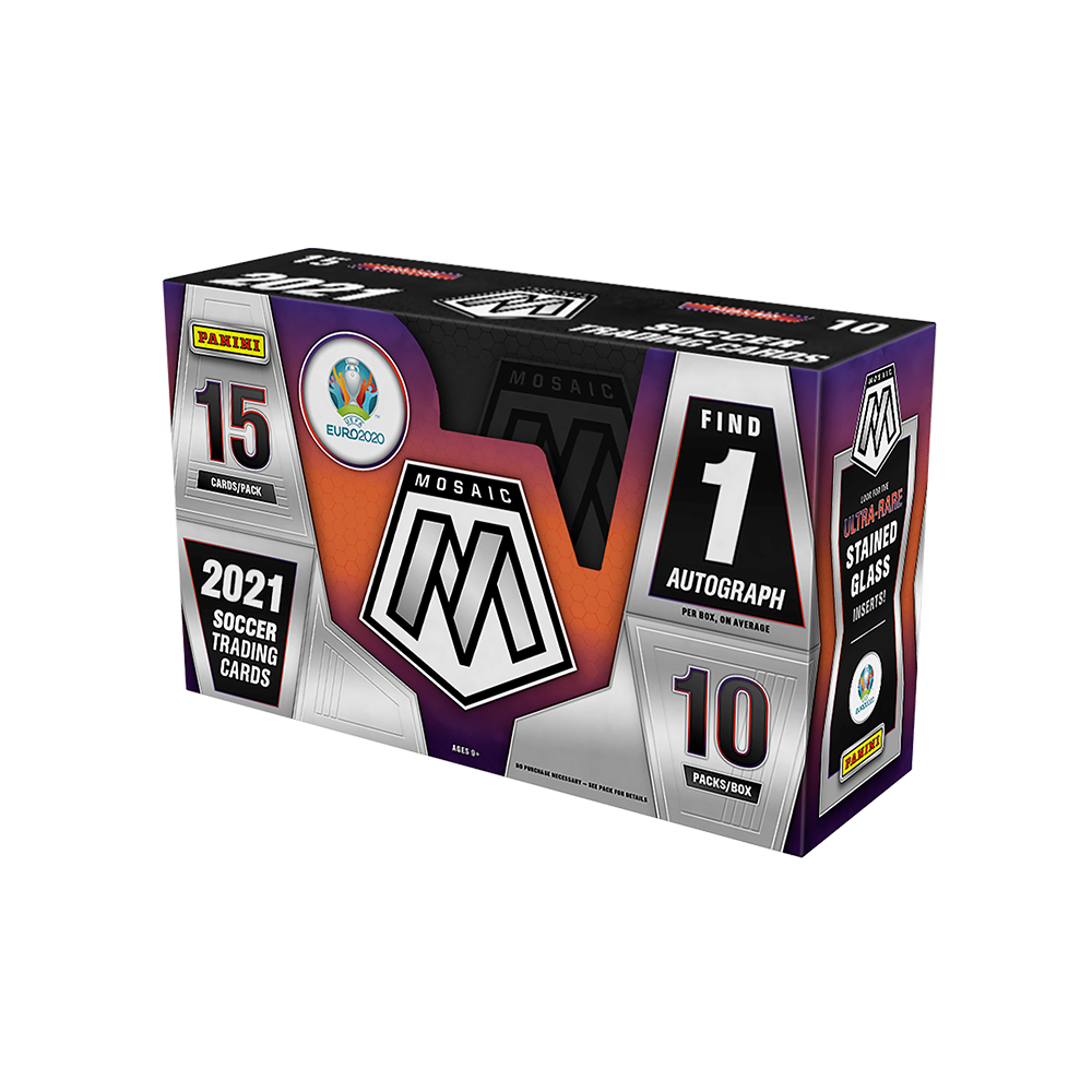 2020-21 Panini Mosaic UEFA Euro Soccer H2 Box | PLUS