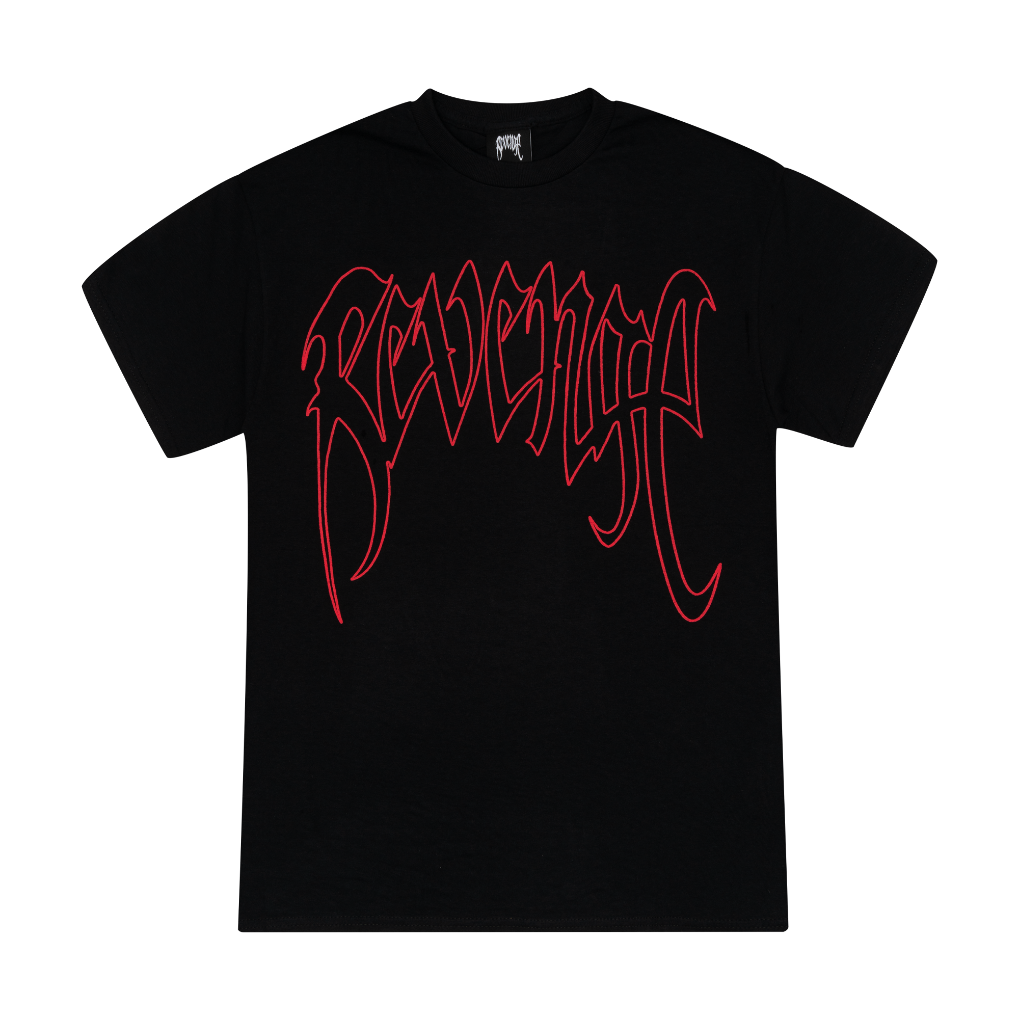 Revenge Red Moonlight Logo Tee Black – PLUS