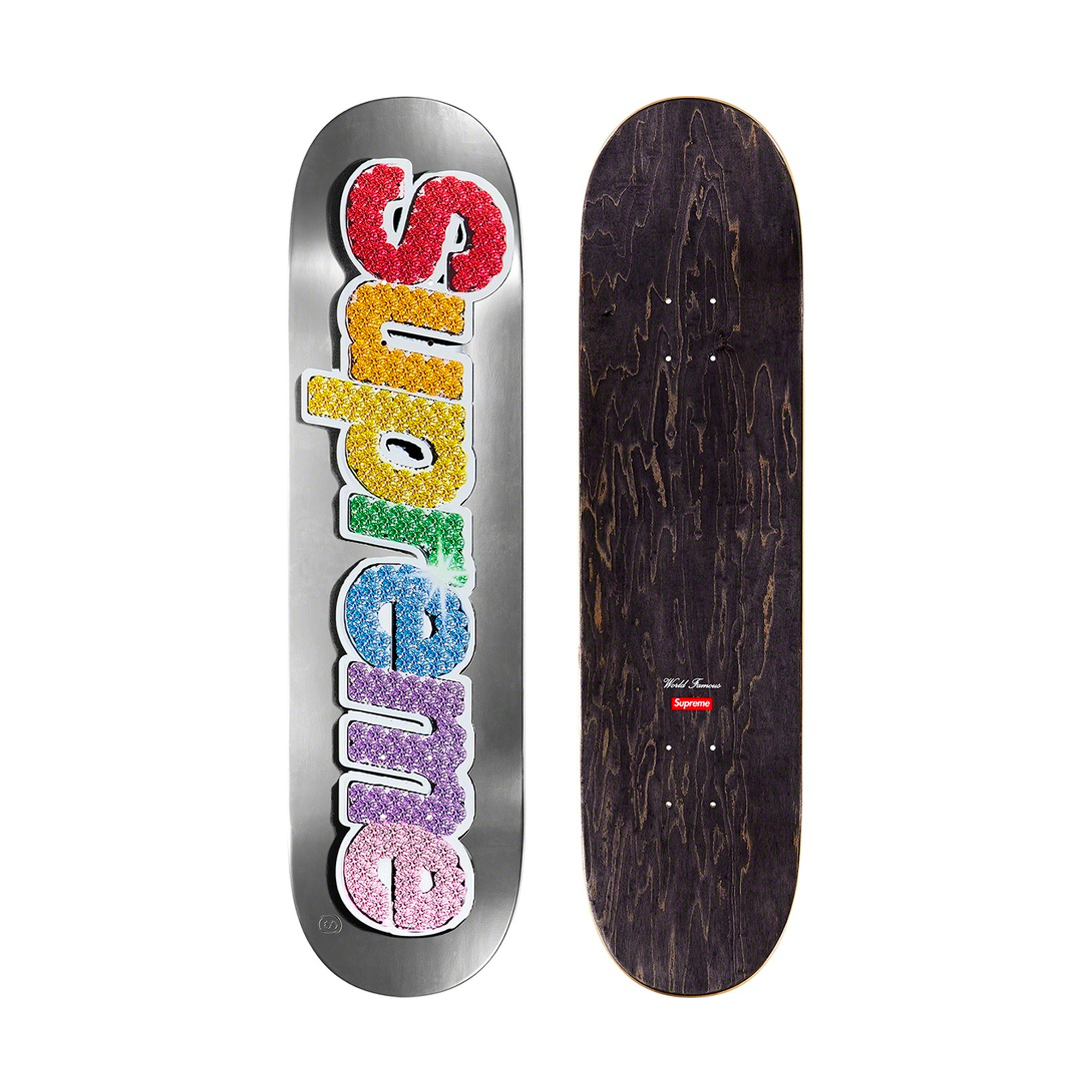 Supreme Tupac Hologram Skateboard Deck Black | PLUS