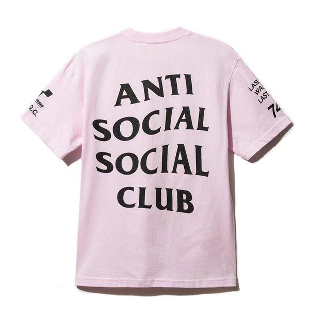 Buy > anti social social club pink t shirt > in stock