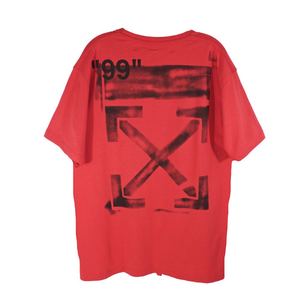 off white red tee