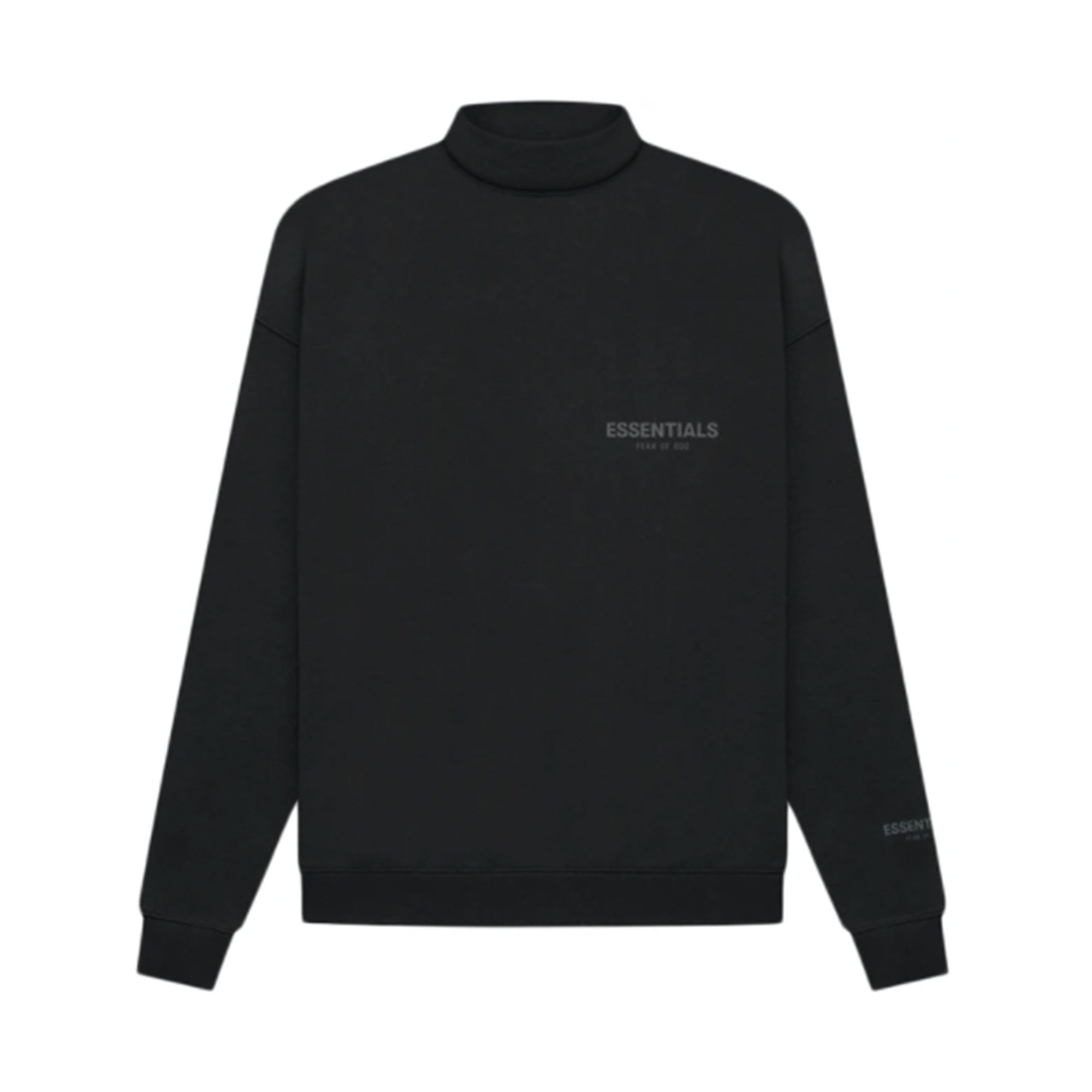 FOG Essentials Core Collection Pullover Mockneck Black (FW21) | PLUS