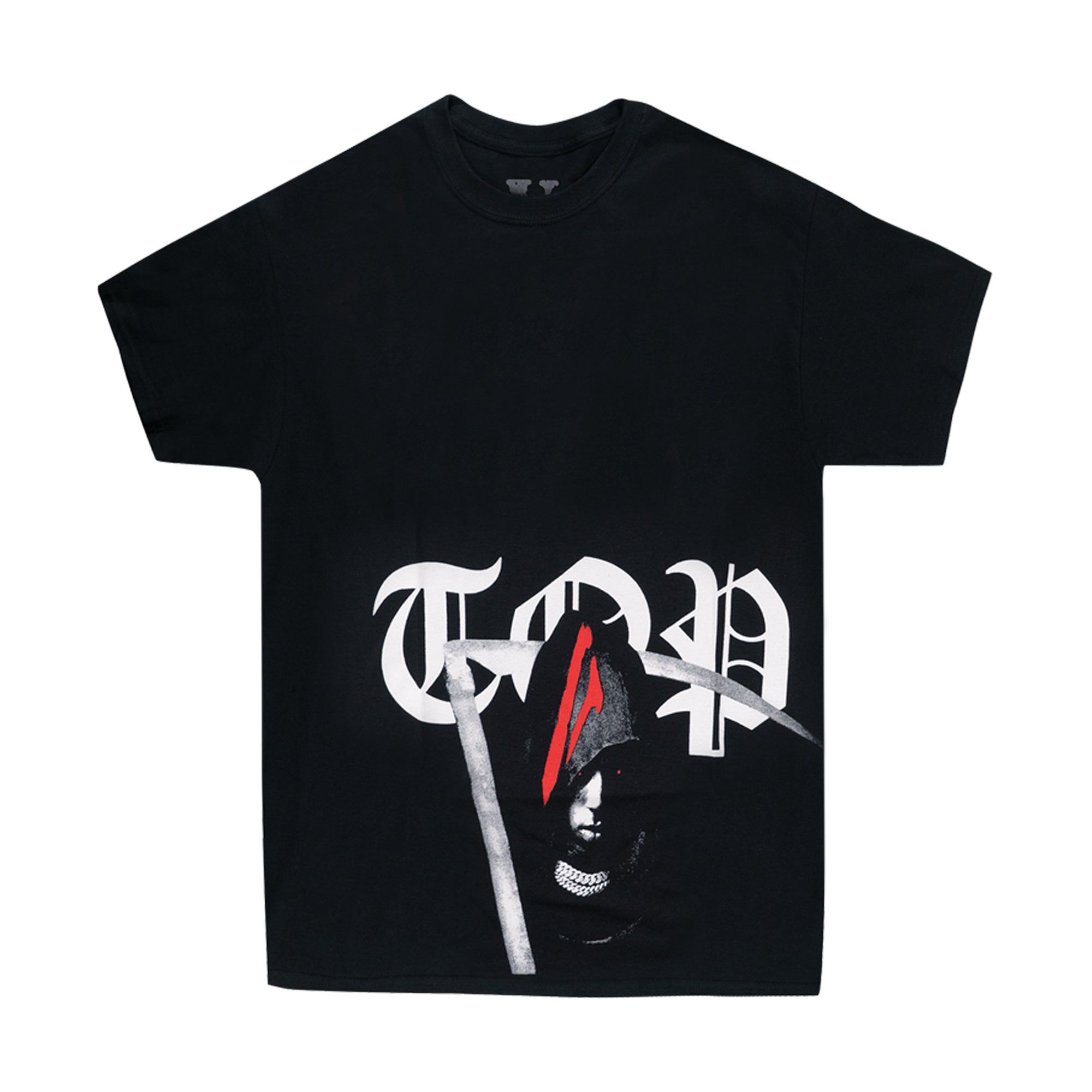 Pop Smoke x Vlone Tracklist Tee Black | PLUS