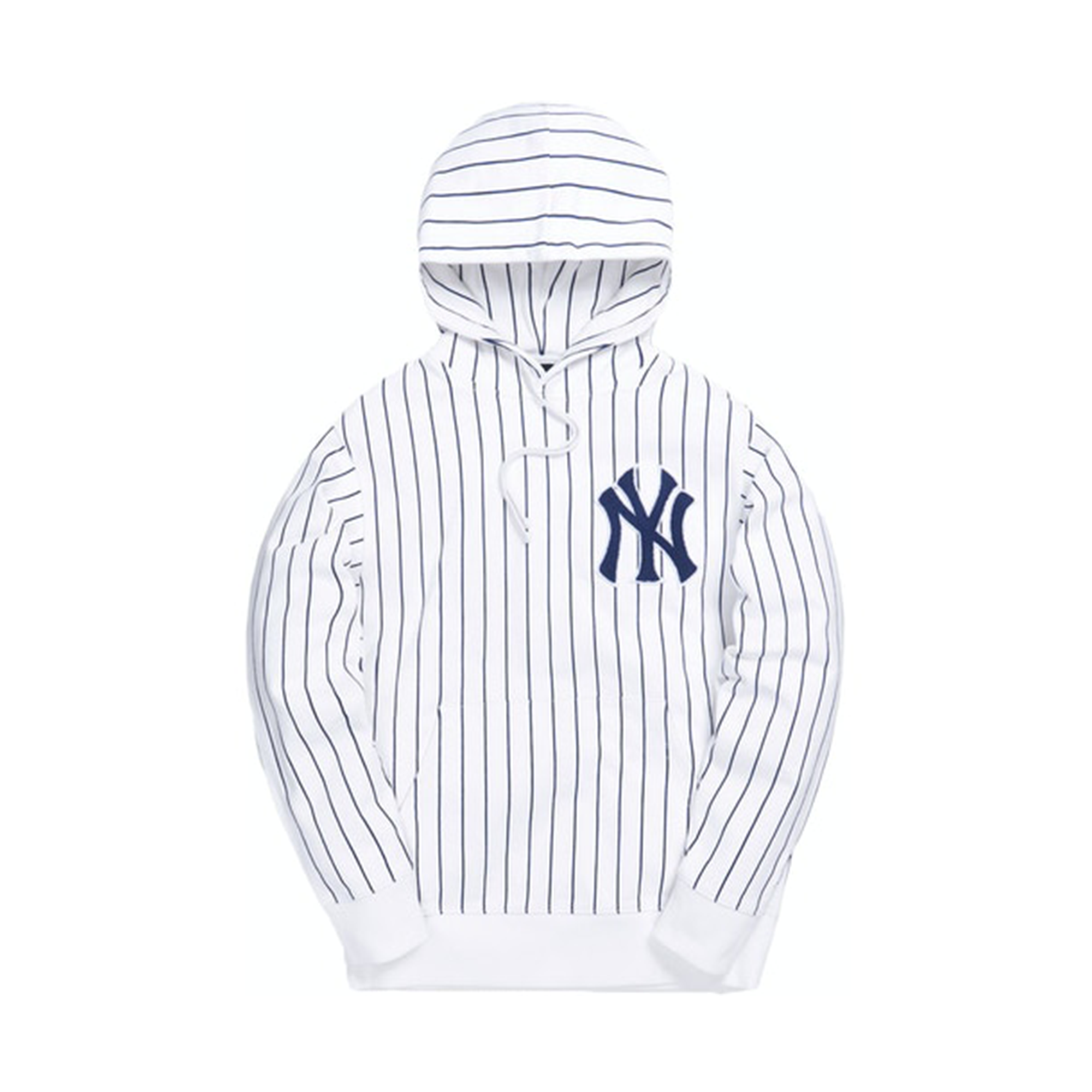 Kith x MLB NY Yankees Striped Hoodie White – Plus