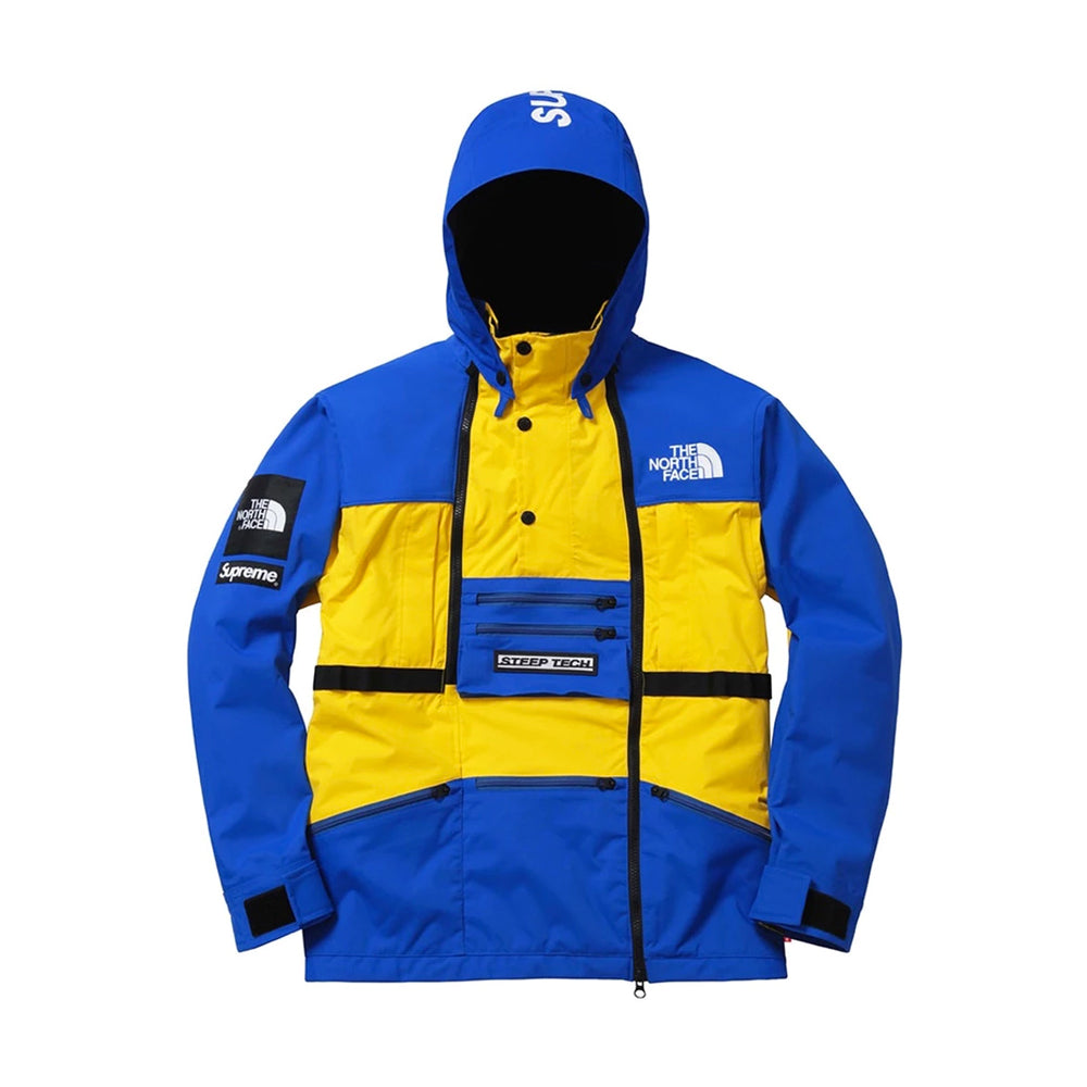 supreme the north face steep tech hooded jacket royal