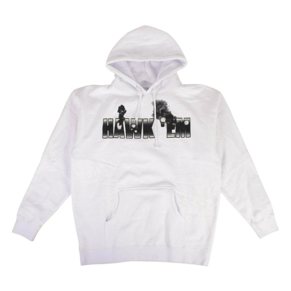 Pop Smoke x Vlone Faith Graphic Print Hoodie - Black Sweatshirts & Hoodies,  Clothing - WPSVO20033