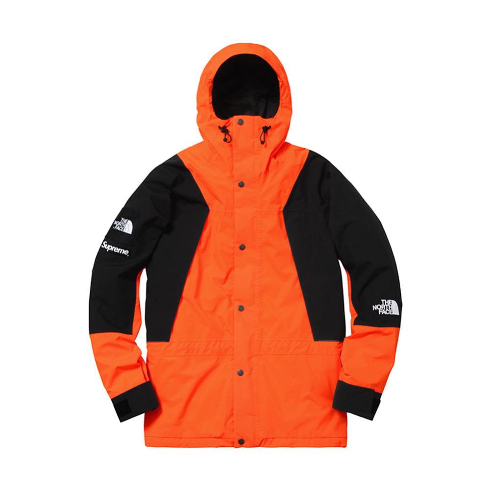 supreme the north face mountain light jacket orange