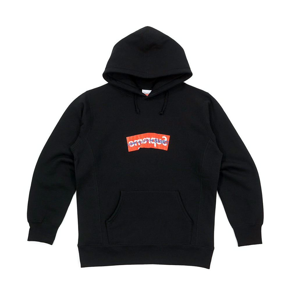 SupremeBoxLogoHoodedSweatshirt navy