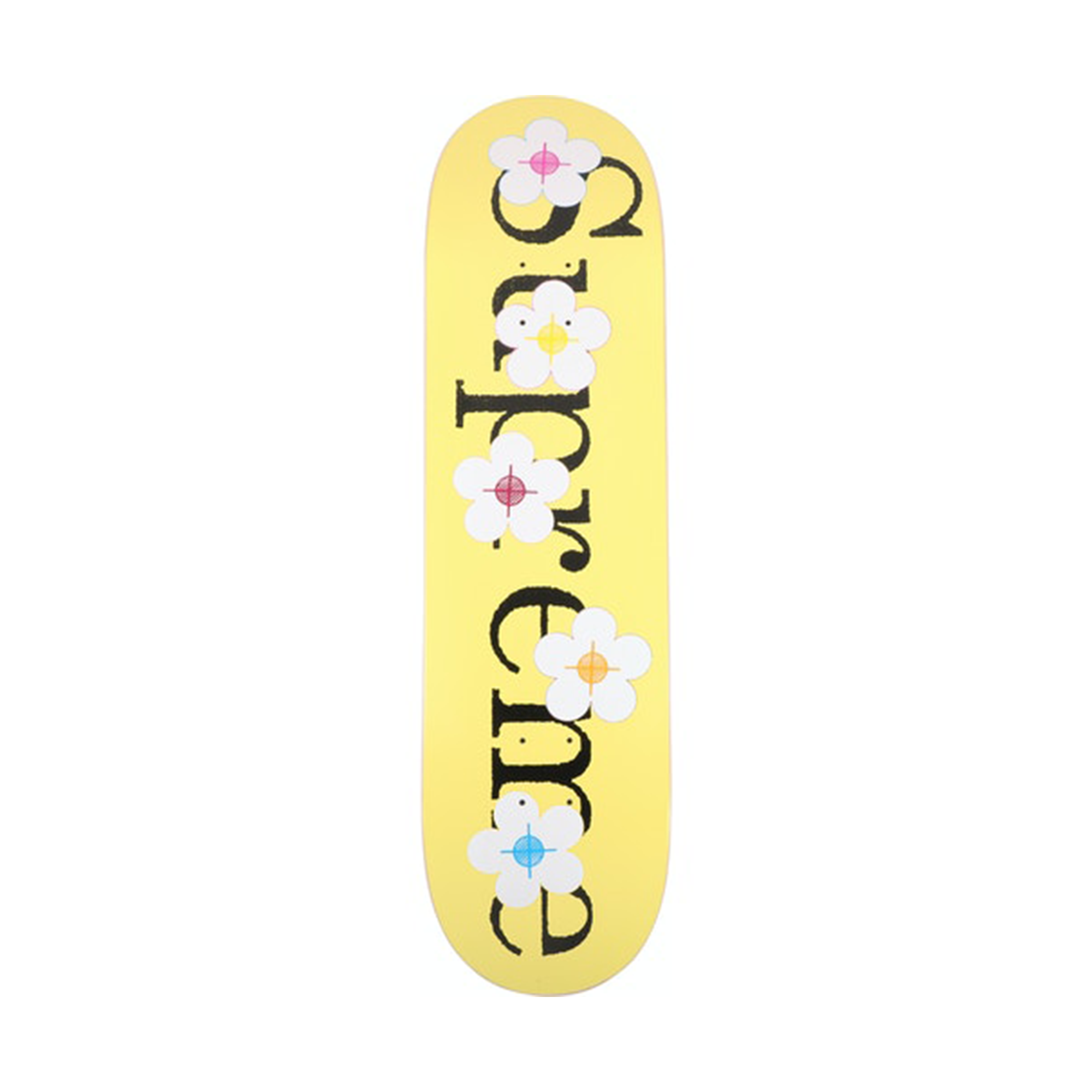 Supreme Flowers Skateboard Deck Black/Blue/Pink/Yellow Set | PLUS