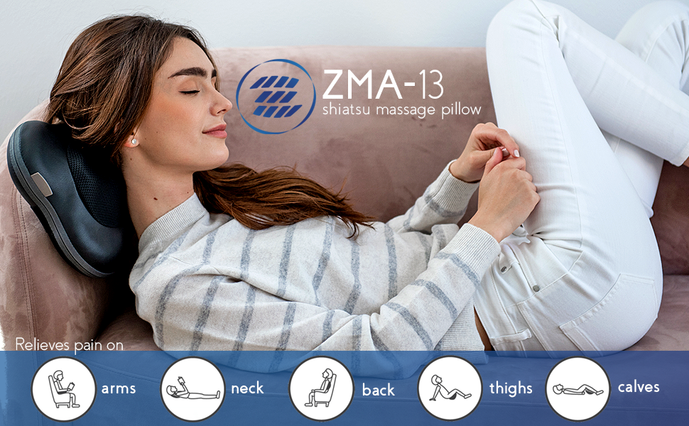 Zyllion Shiatsu Back and Neck Massager (ZMA-13-BK) – Geoffs Club