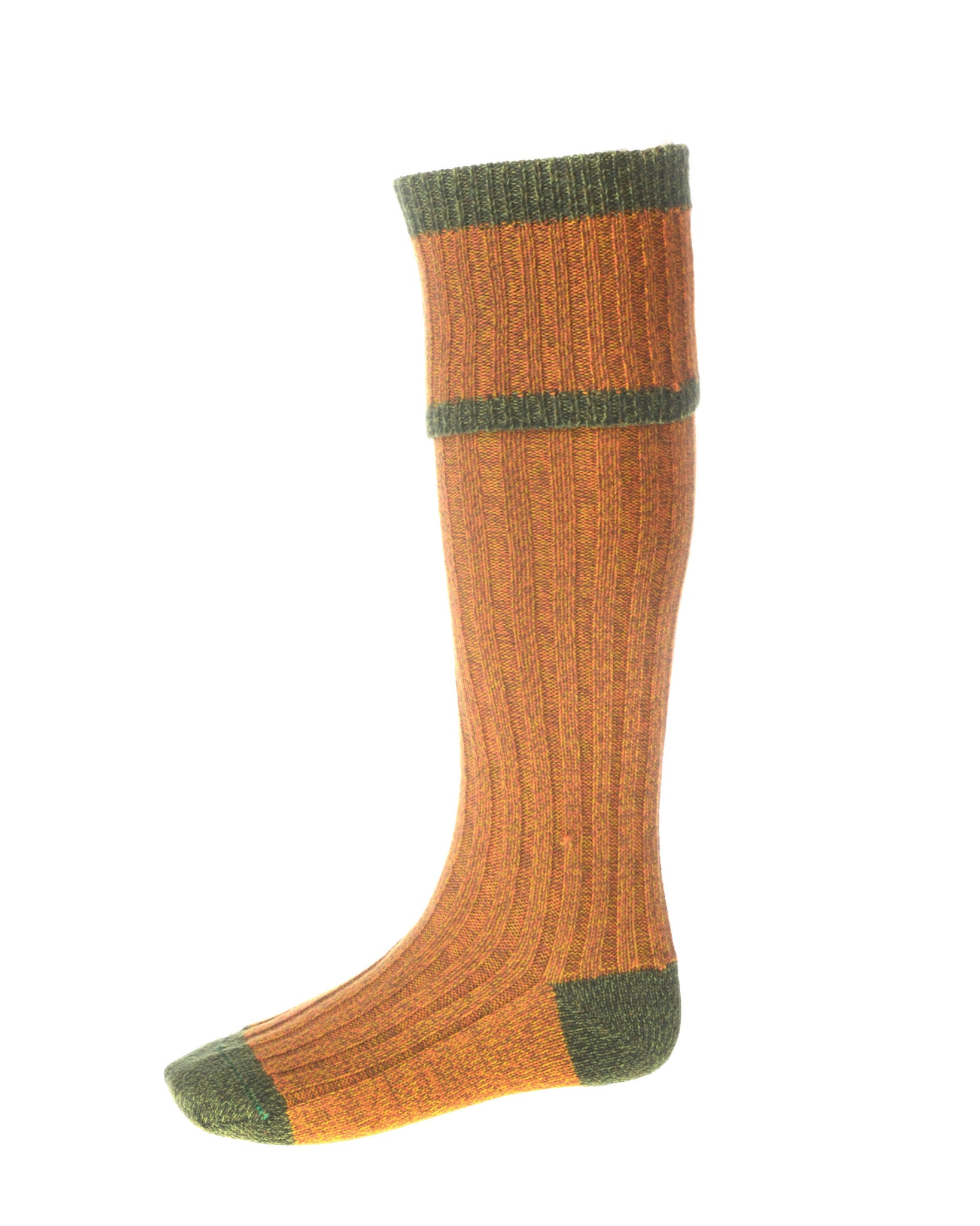 Knee High Golf Socks made from Merino Wool with removable Garter Ties ...