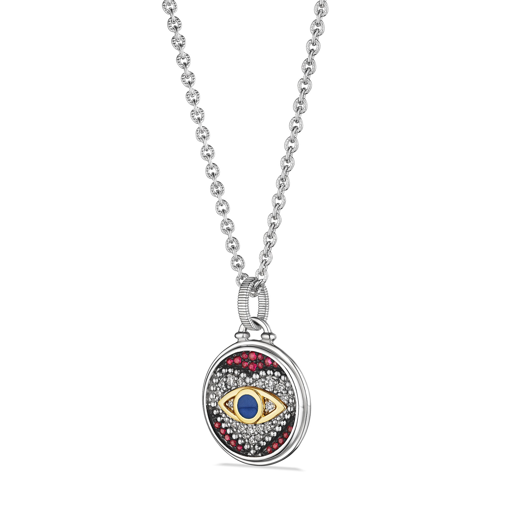 You Are My Rock Necklace- silver & Gold & semi precious stones- Mirajo  Jewelry