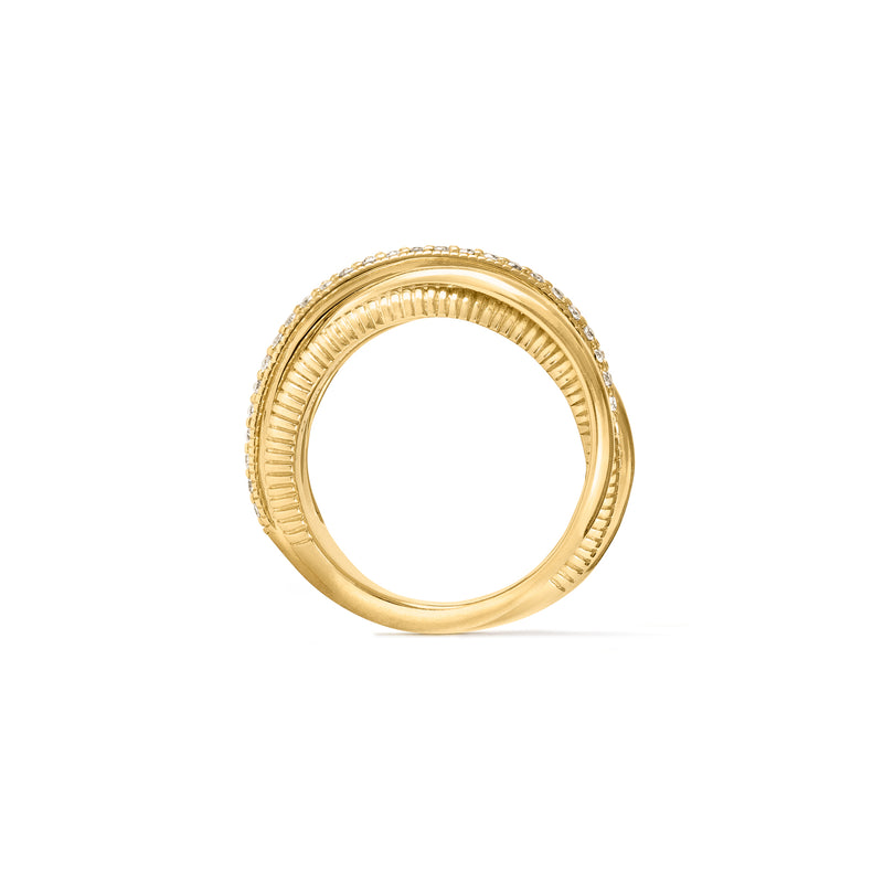 Eternity Five Band Highway Ring with Diamonds in 18K | Judith Ripka ...