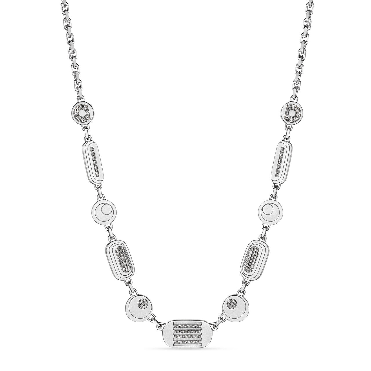 Image of Ayah Necklace with White Sapphire