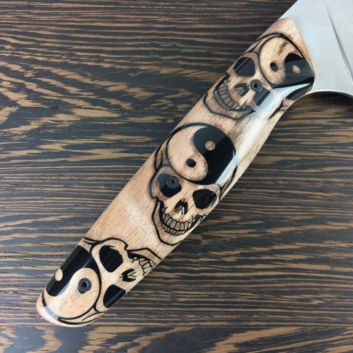 Yin Yang Skulls - Handle Only