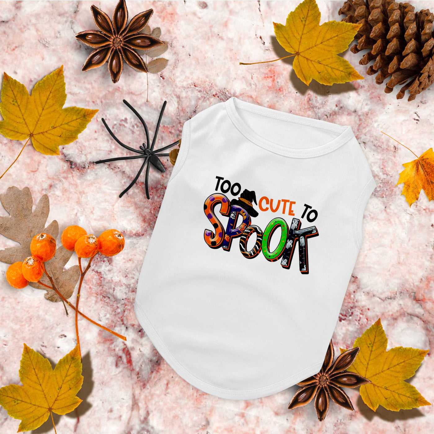 Too Cute To Spook Pet Tee Shirt | Pawlicious & Company