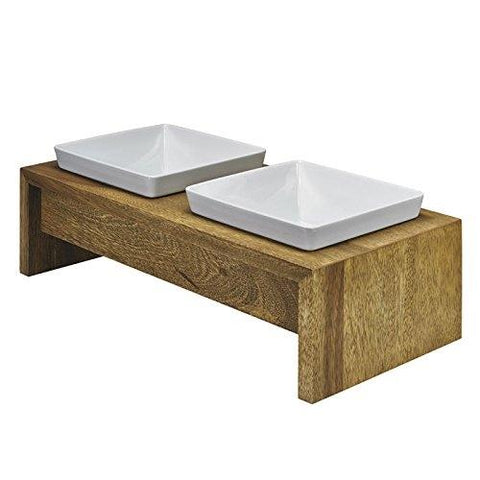 Pets Stop Pets Stop RDB14-XL Tray Top Elevated Dog Bowl - Extra