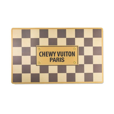 Checker Chewy Vuiton Trunk Activity Toy – Coco & Pud