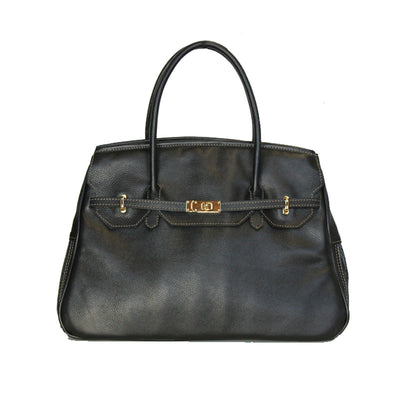 Leather Katie Bag - Black | Pawlicious & Company