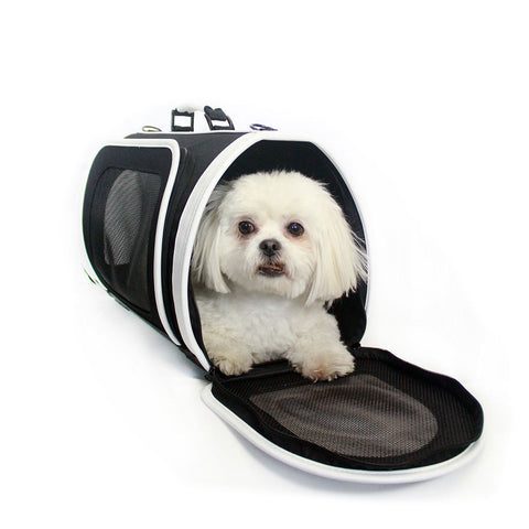 Adriene's Choice Luxury Pet Carrier, Puppy Small Dog Carrier, Cat Carrier Bag, Waterproof Premium PU Leather Carrying Handbag