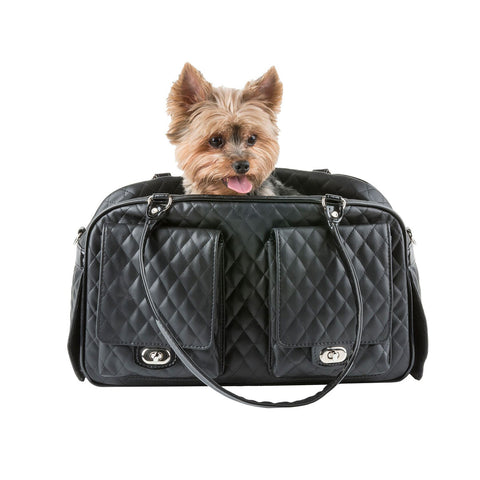 Adriene's Choice Luxury Pet Carrier, Puppy Small Dog Carrier, Cat Carrier Bag, Waterproof Premium PU Leather Carrying Handbag