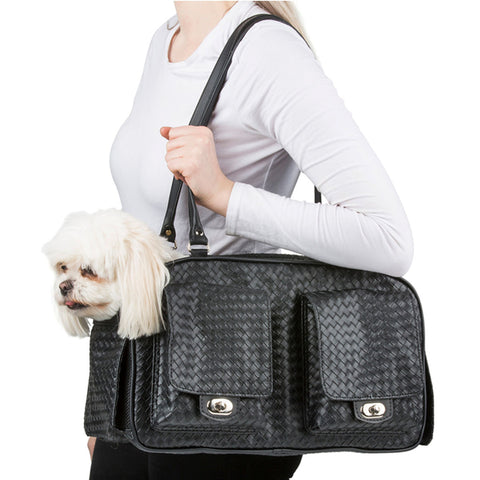 Adriene's Choice Luxury Pet Carrier, Puppy Small Dog Carrier, Cat Carrier Bag, Waterproof Premium PU Leather Carrying Handbag