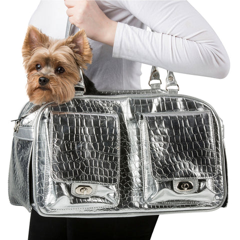 Adriene's Choice Luxury Pet Carrier, Puppy Small Dog Carrier, Cat Carrier Bag, Waterproof Premium PU Leather Carrying Handbag