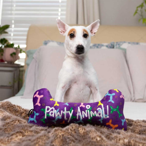 Personalized dog toy Pink bone shaped toy Princess dog toy Gift for dog Dog  pillow Personalized dog gift