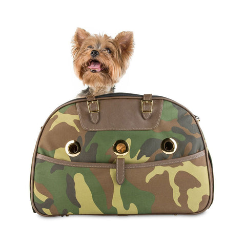 Small Pet Carrier for Small Dogs and Cats - Faux Alligator Leather