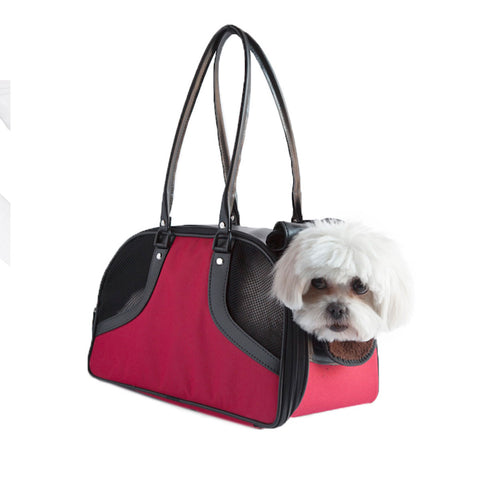 Adriene's Choice Luxury Pet Carrier, Puppy Small Dog Carrier, Cat Carrier Bag, Waterproof Premium PU Leather Carrying Handbag