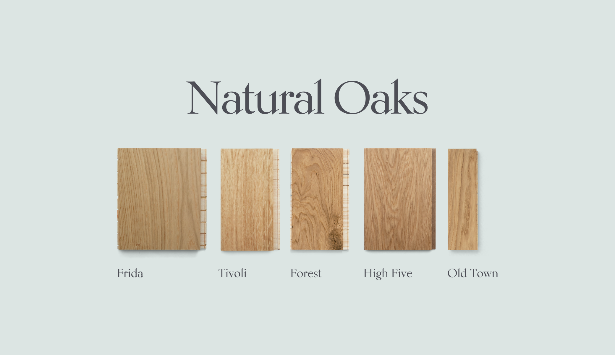 natural white oak hardwood floors by Stuga