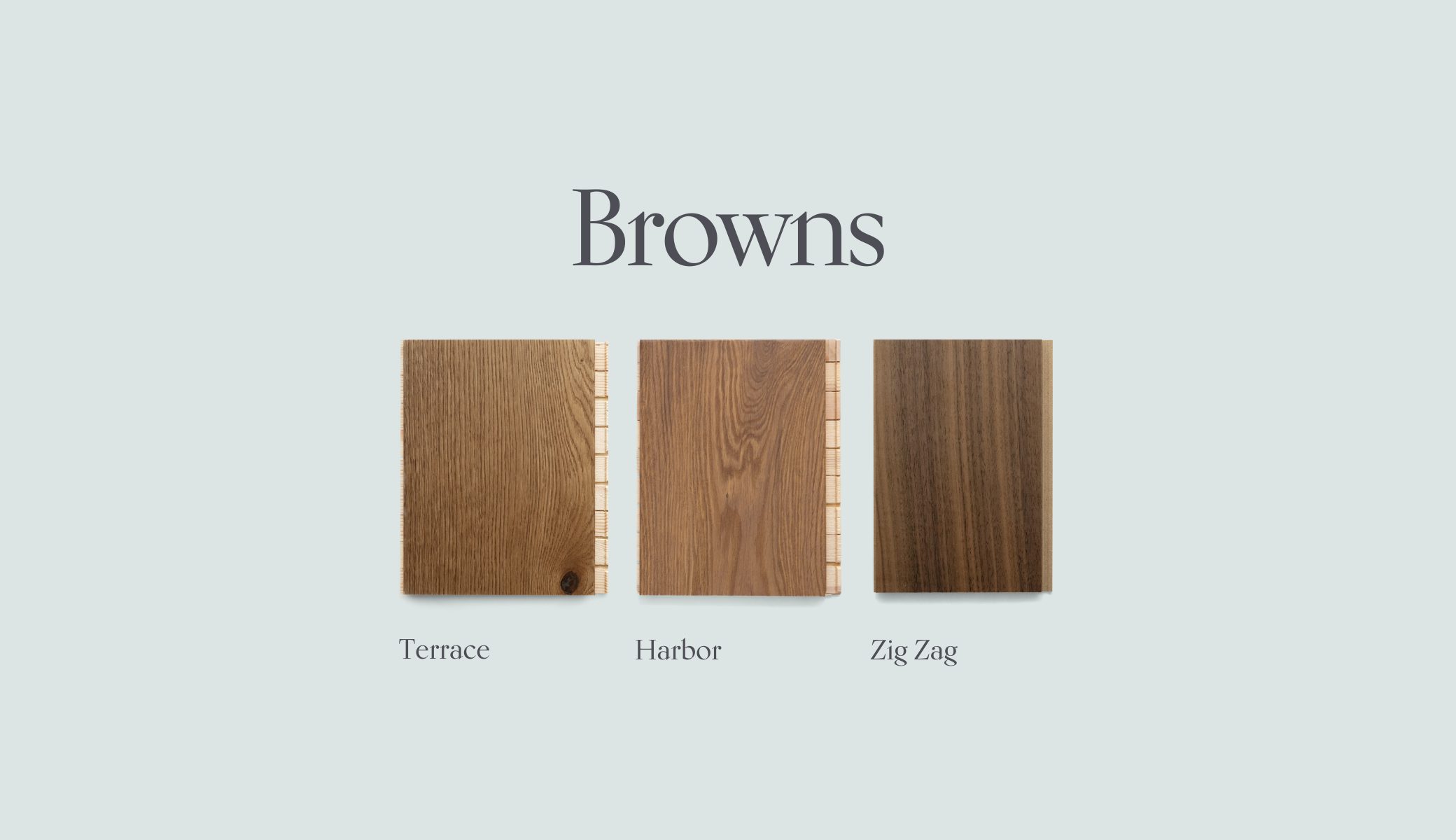 Brown hardwood flooring by Stuga