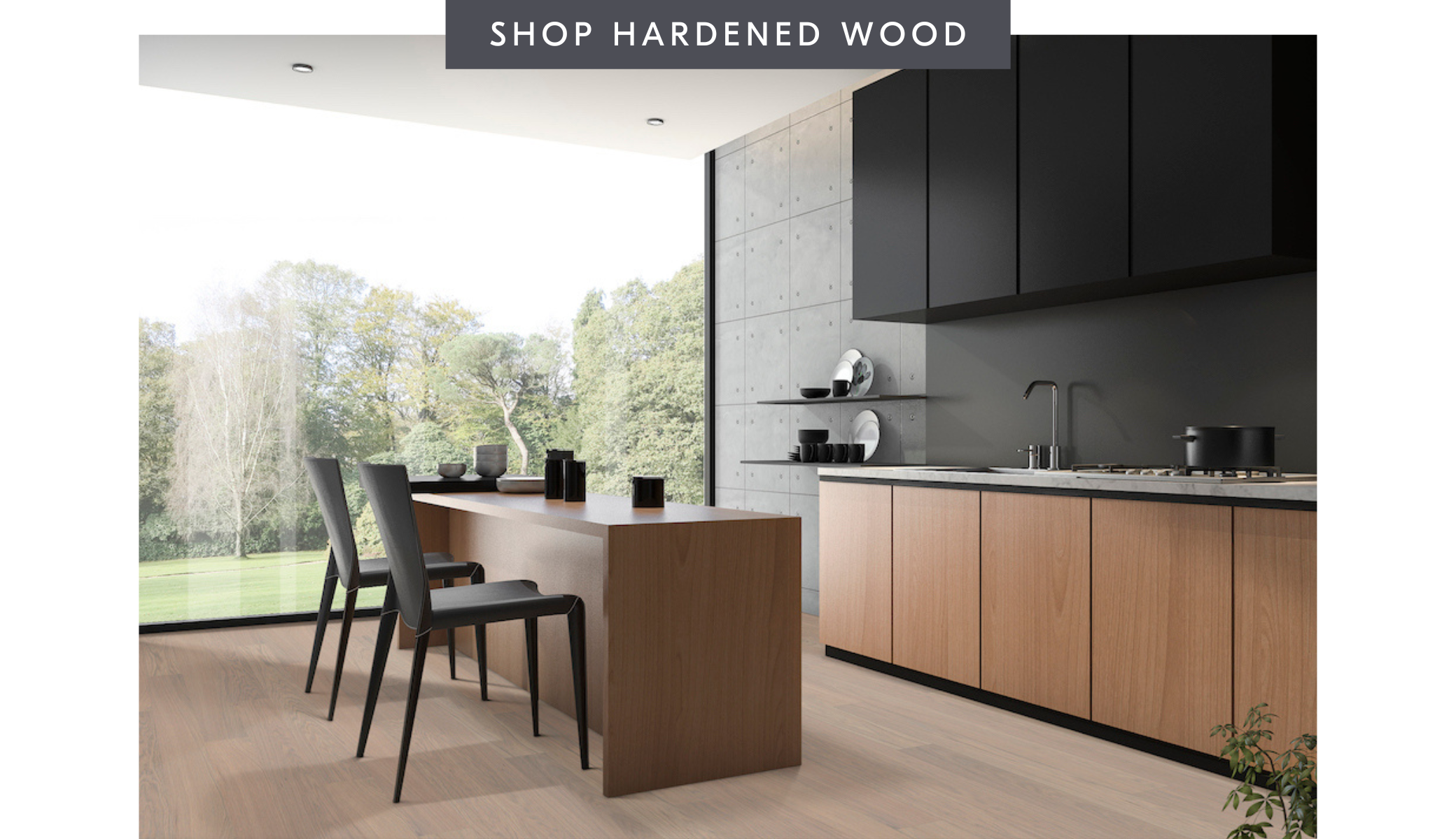 Shop hardened wood waterproof flooring by Stuga