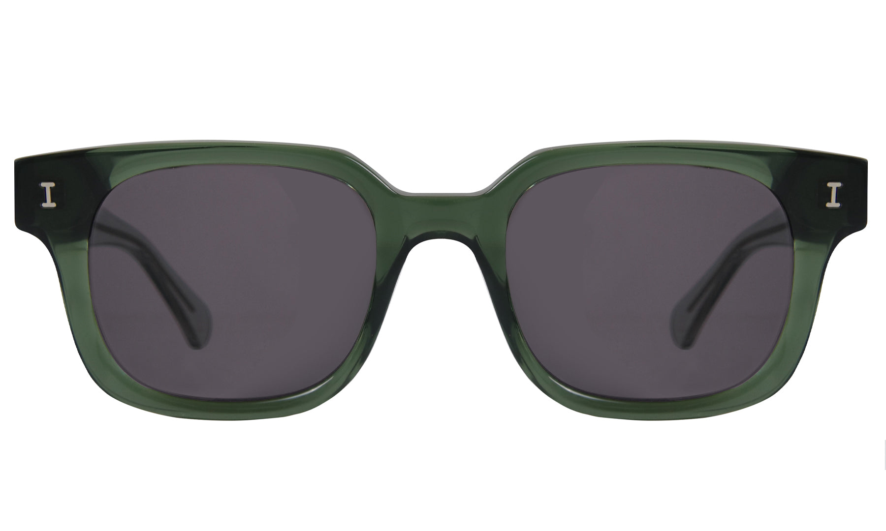 Illesteva Ellison Sunglasses In Pine / Grey Flat