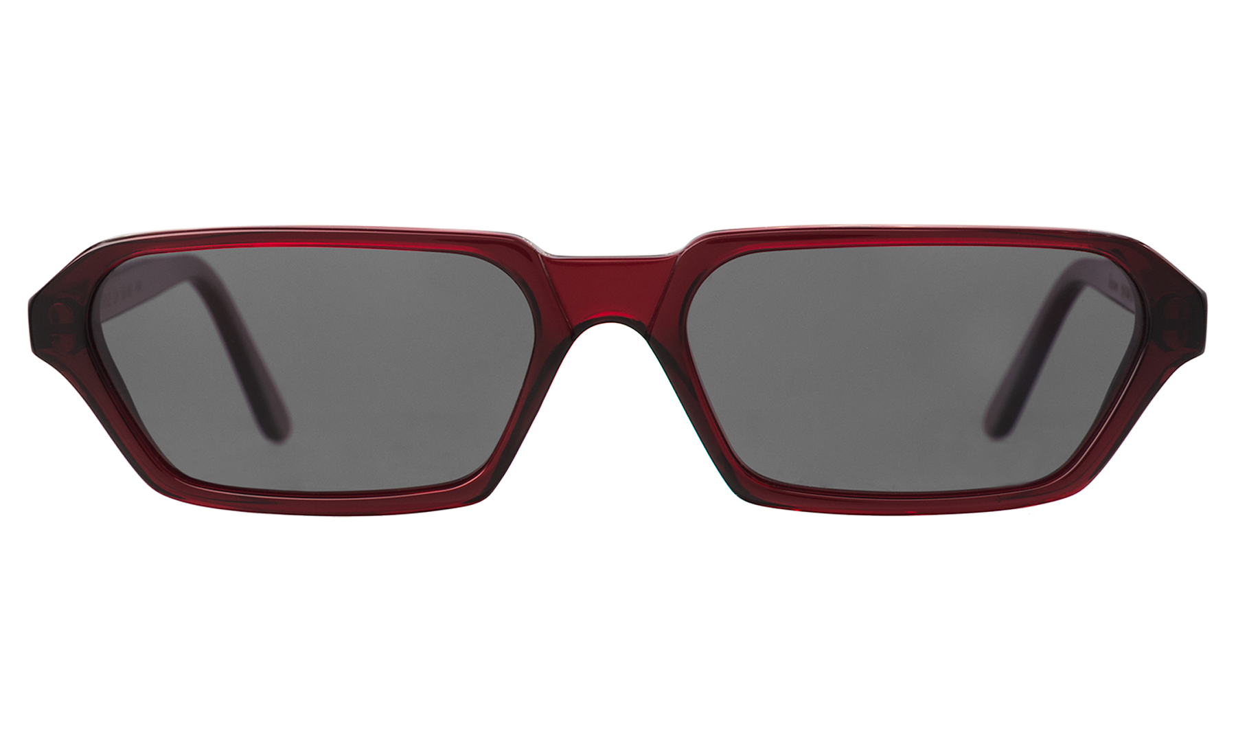 illesteva Baxter II Sunglasses in Burgundy/Grey