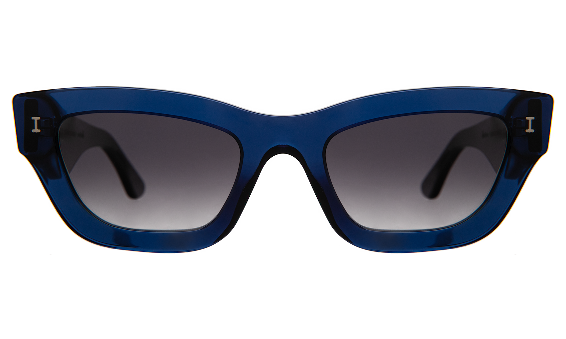 illesteva Donna Sunglasses in Navy/Grey Gradient