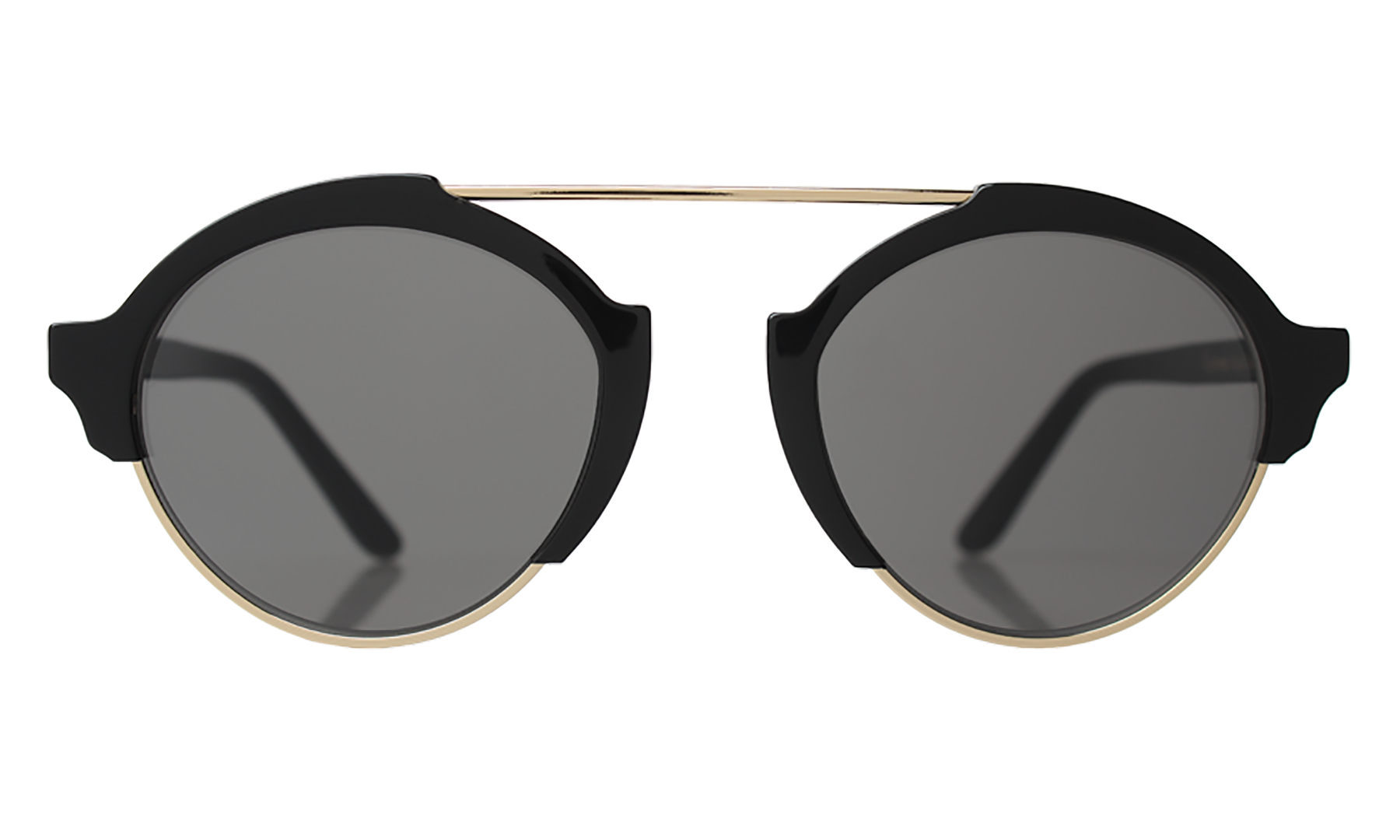 illesteva Milan III Sunglasses in Black/Grey
