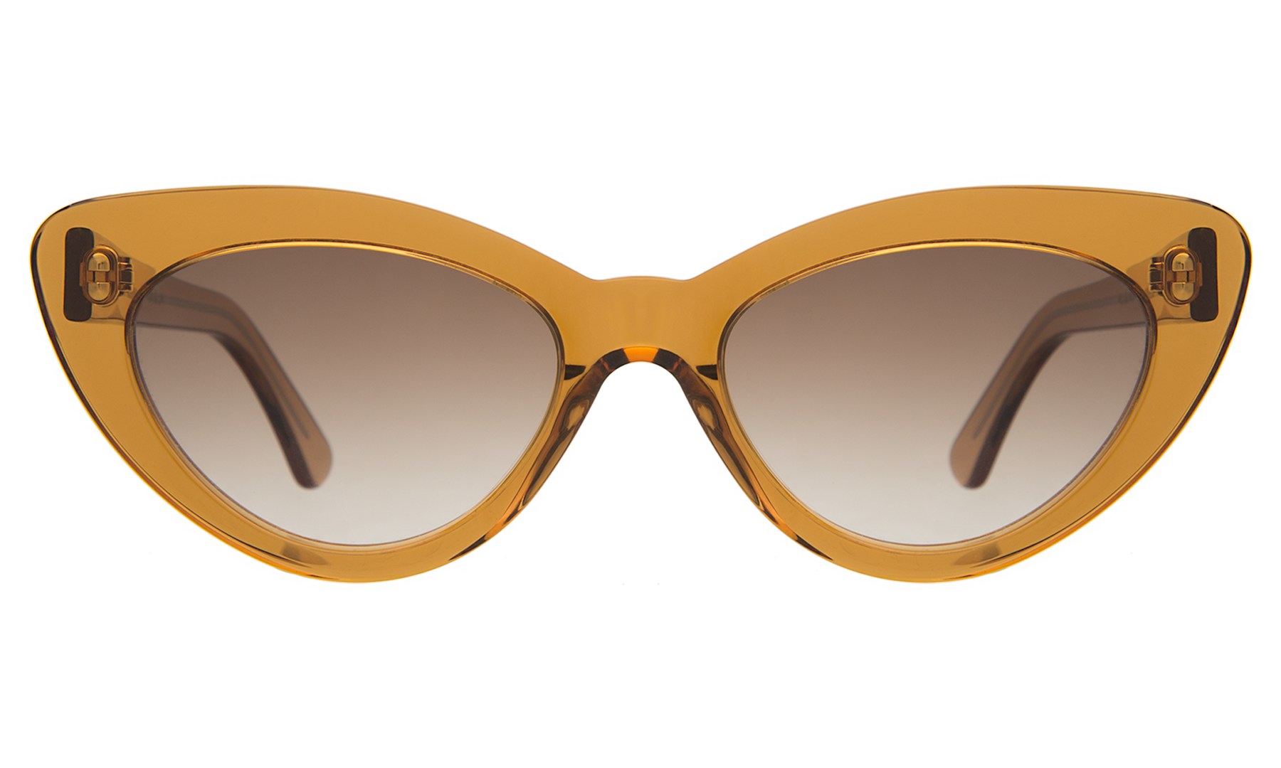 Illesteva Pamela Sunglasses In Cider / Brown Flat Gradient