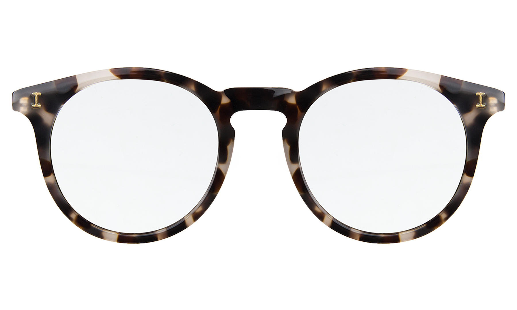 Illesteva Sterling Sunglasses In White Tortoise / Silver Flat Mirror