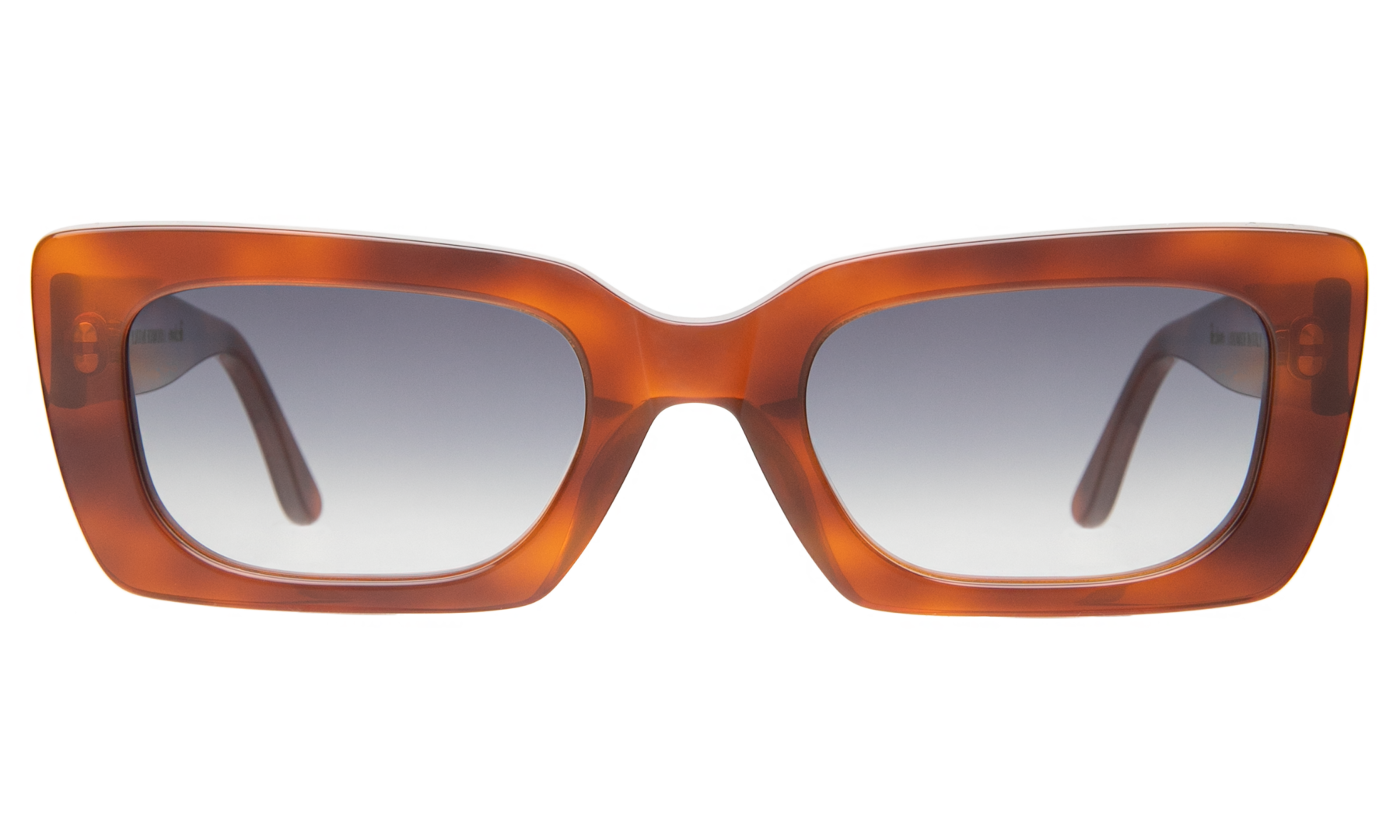 Illesteva Wilson Sunglasses In Red Havana / Grey Flat Gradient