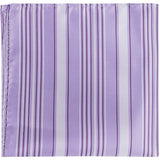 L3 PS - Purple with dark and light stripes - Matching Pocket Square