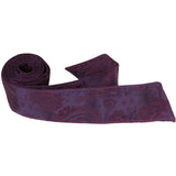 L6-HT - Wine Paisley Hair Tie