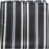 K4 PS - Black with stripes - Matching Pocket Square