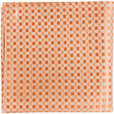 O6 PS - Orange Plaid - Matching Pocket Square