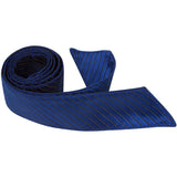 B2-HT - Imperial Blue w/Small Black Stripes Hair Tie