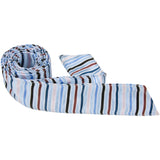 B10-HT - Light Blue with Stripes Hair Tie