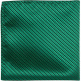 G5 PS - Green with black stripe - Matching Pocket Square