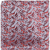 R3 PS - Red Decorative Design - Matching Pocket Square