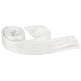 W2-HT - White Stripes Hair Tie