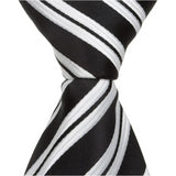 K3 - Black with White Stripes